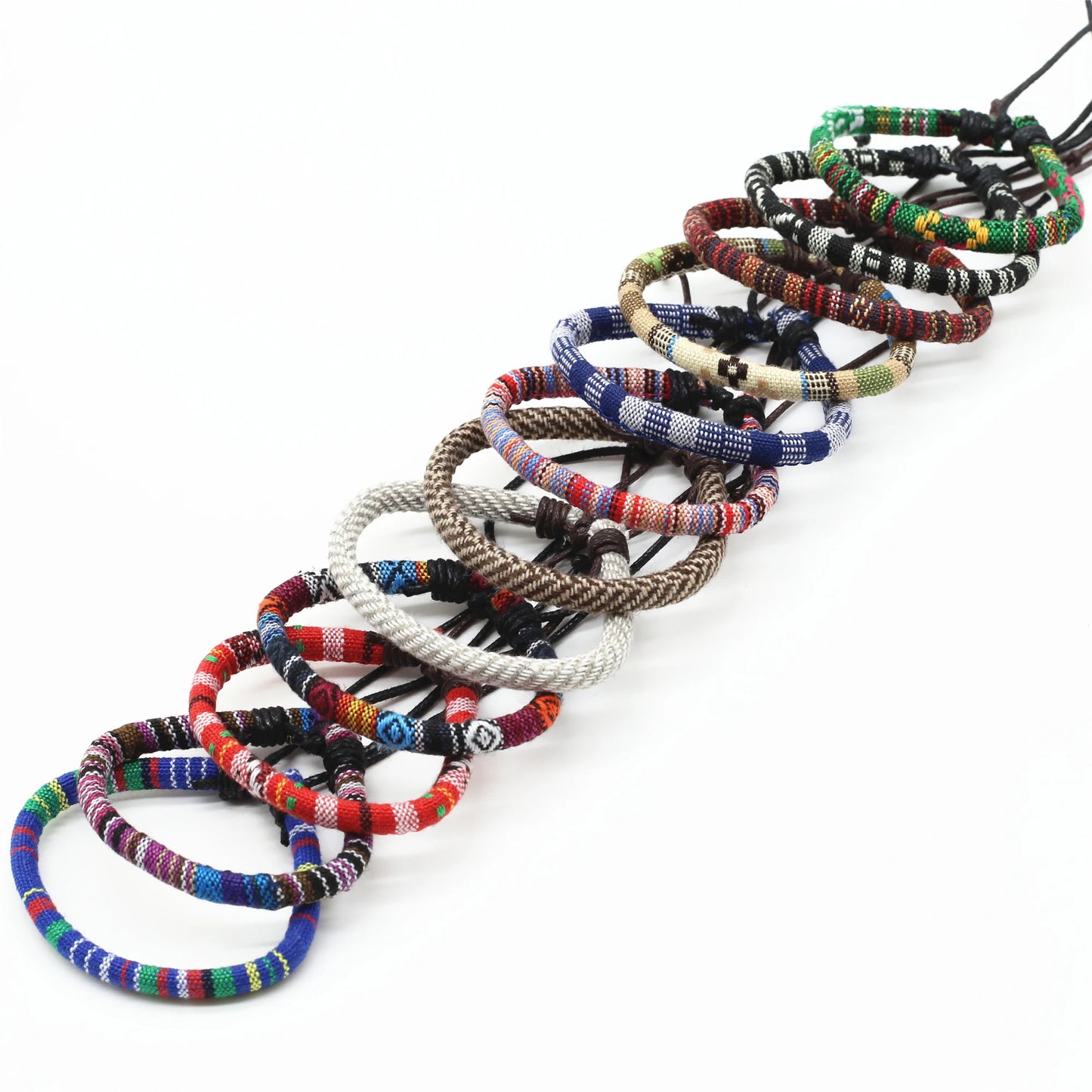 WestBull Mehrfarbige Vintage Ethnische Seil Gewebte Armbänder Für Frauen Männer Pulsera Männlich Femme Homme Geschenk Großhandel Schmuck