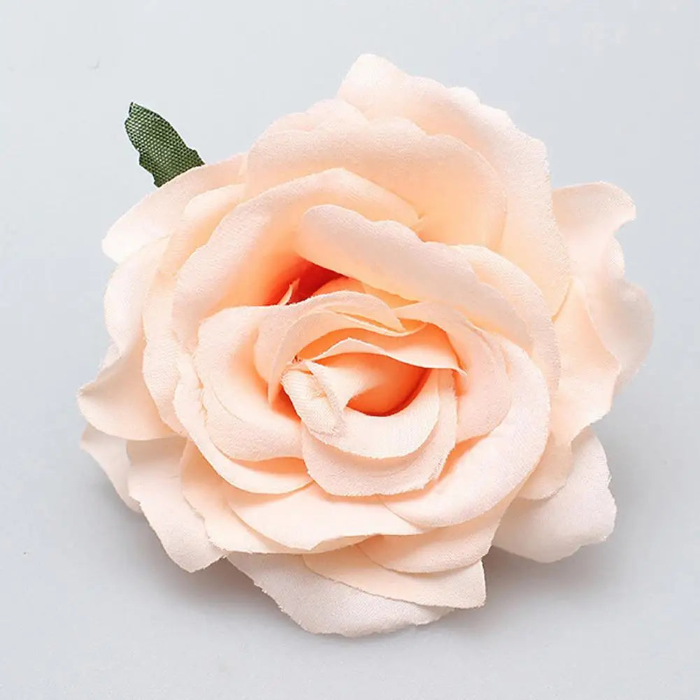 Flamenco Blumen Für Haar DIY Kopfschmuck Für Braut Beflockung Tuch Rote Rose Blume Haarnadel Haar Clip Party Haar Zubehör