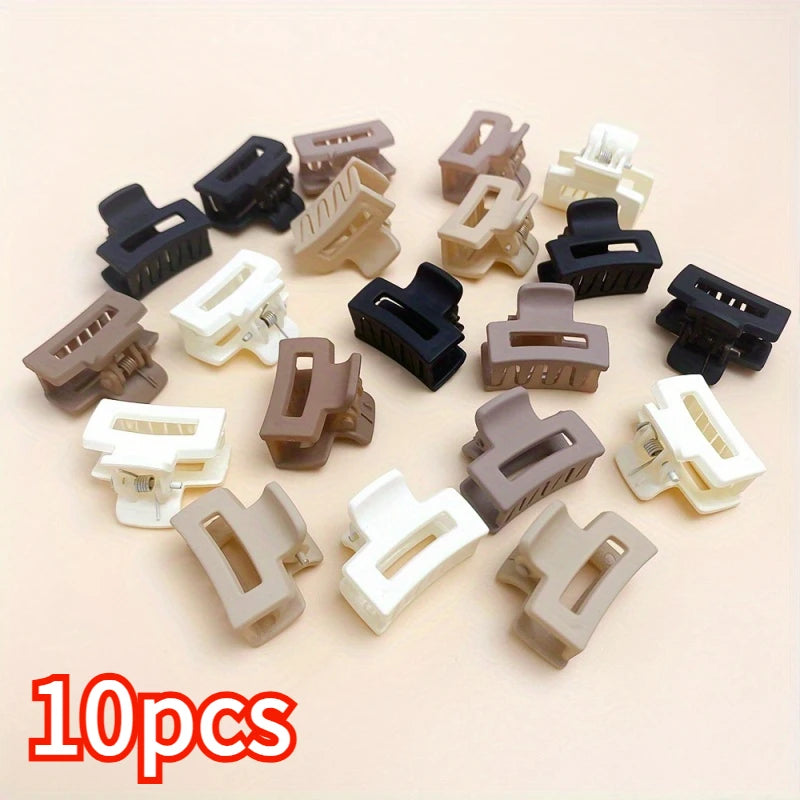 Koreanische Gemischte Haar Mini Kleine Greif Clip Matte Milch Kaffee Farbe Mädchen Pony Nette Haarnadel Kleine Greif Clip Seite Haar Clip Haar zubehör