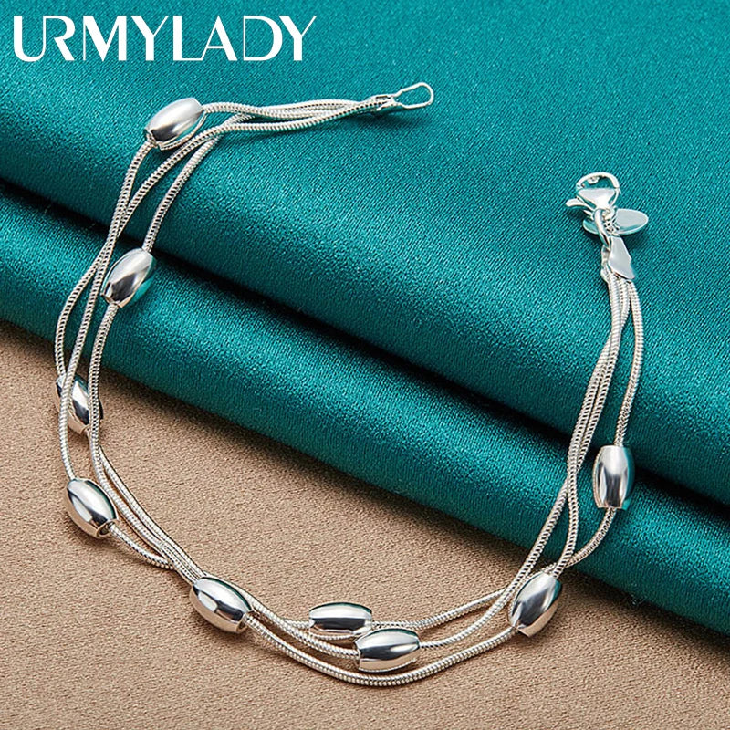 Armband aus 925er-Sterlingsilber, modisches Designprodukt, wunderschöner Schmuck, hochwertige Armbandperle für Damen, Damen, Hochzeit