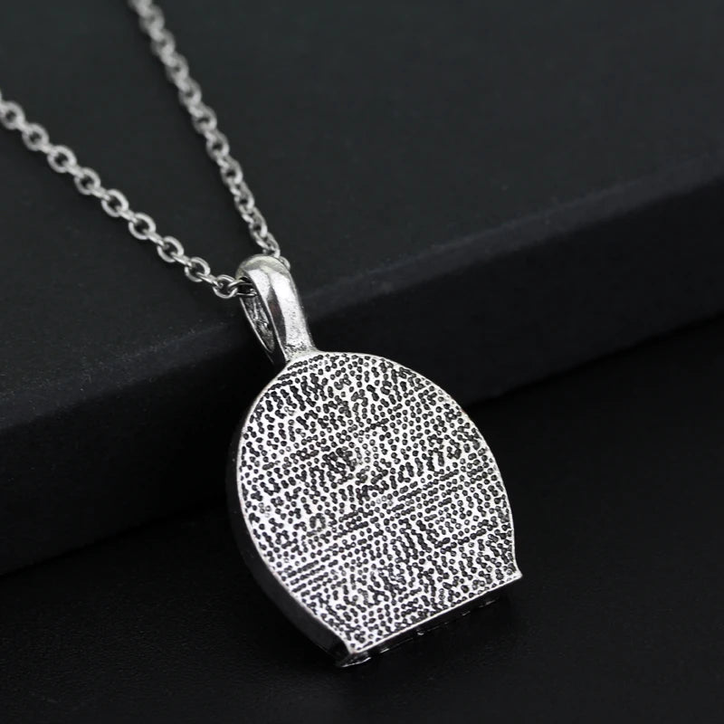 Die Fee Tür Medaillon Halskette Bilbo Baggins Vintage Retro Grün Anhänger Film Schmuck Für Männer und Frauen Mode Accessoires