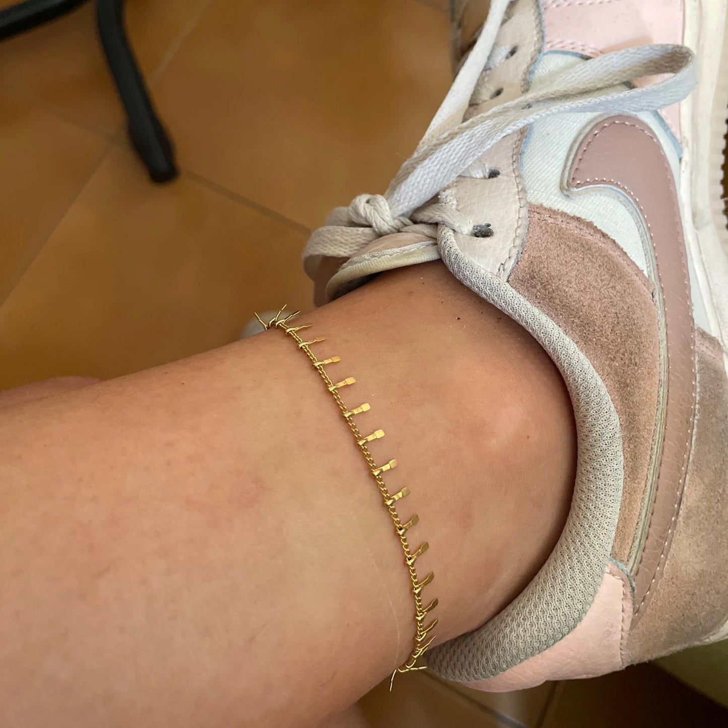 LUXUSTEEL Edelstahl Fußkettchen Armbänder Für Frauen Quaste Seestern Charme Gold Farbe Link Kette Auf Bein Mode Fuß Schmuck