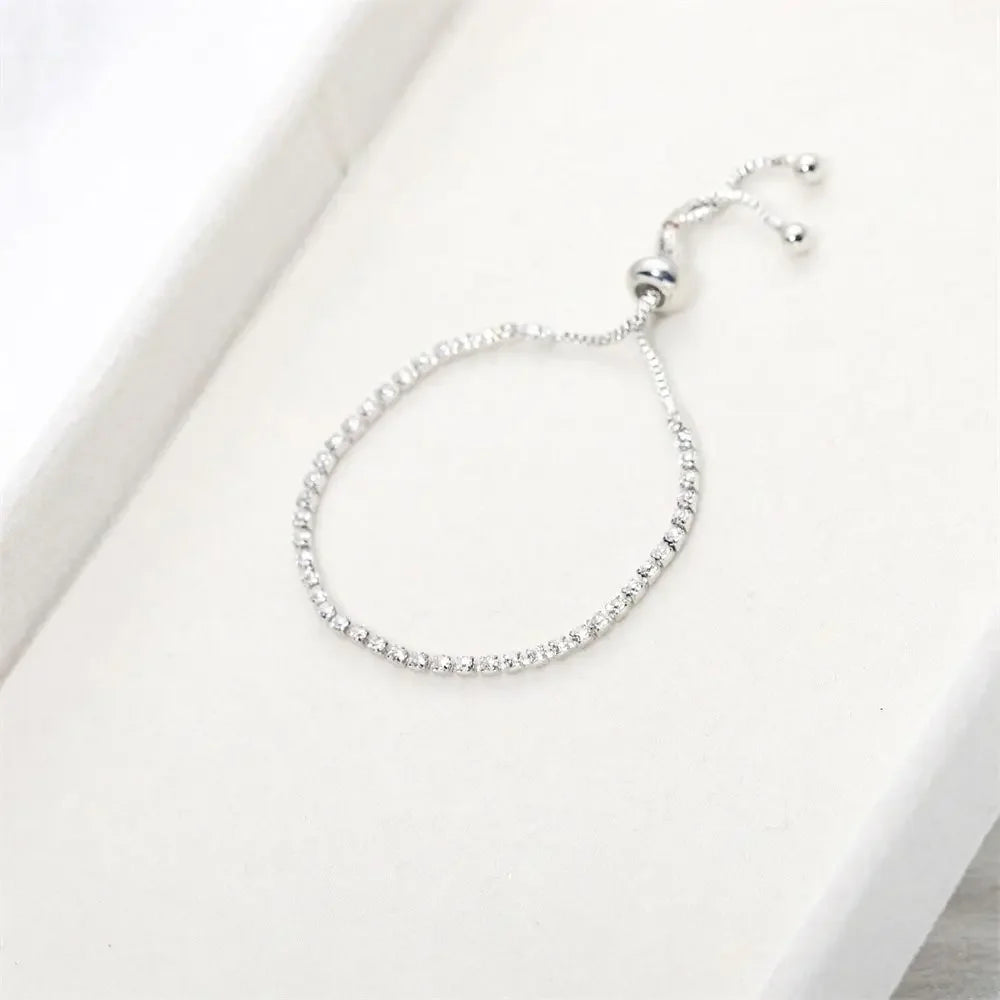 Olenт Luxus Voller Strass Armband Neue Trendy Einstellbare Geometrische Zirkon Armband Für Frauen Schmuck Zubehör Stolz