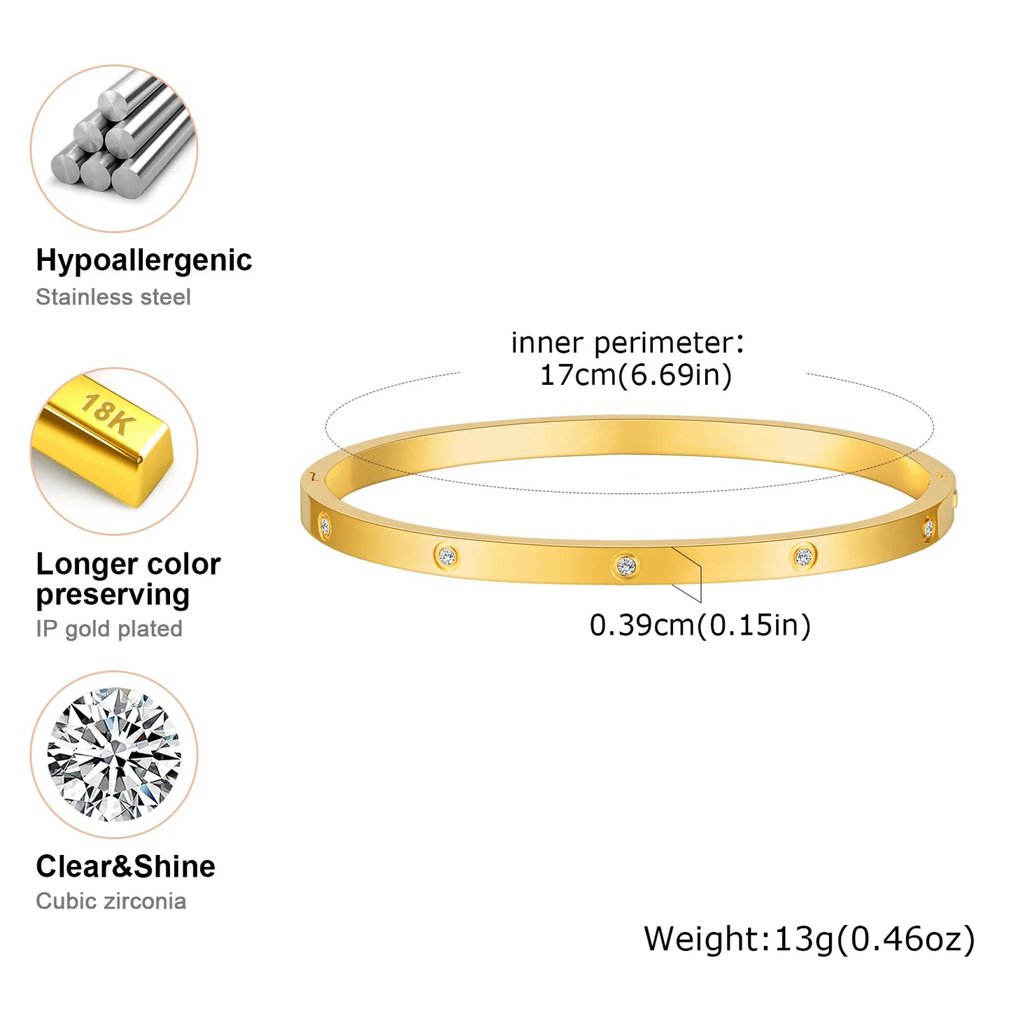 Vnox 2–8 mm Damen-Armbänder-Set, einfache gestapelte vergoldete Edelstahl-Perlen-Armbänder, glamouröse Liebesgeschenk-Manschettenarmbänder für Sie