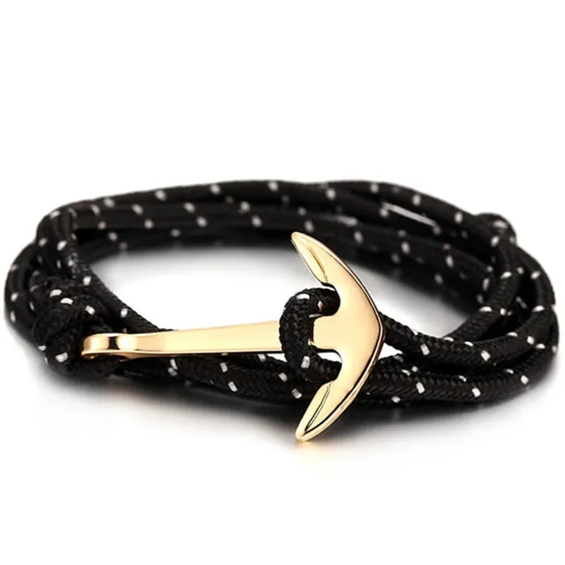 Großhandel Sommer-Stil, Nylon-Seil-Kette und Gliederarmbänder, beliebter Schmuck, Anker-Armbänder für Damen und Herren, 2024, heißer Verkauf