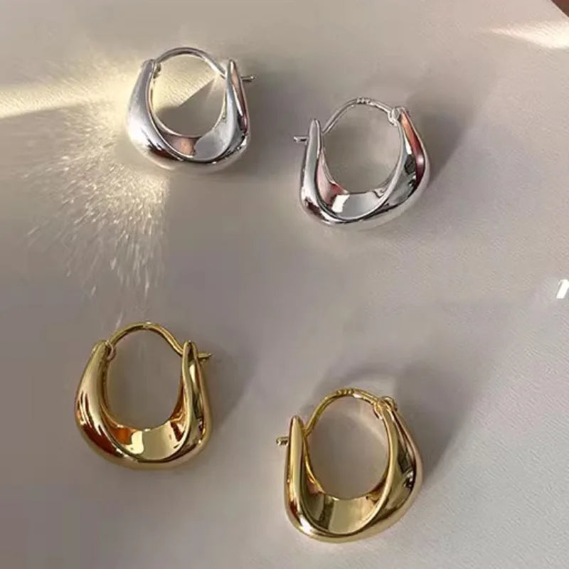 Ohrringe aus 925er-Sterlingsilber für Damen, Ohrreifen, vielseitig, süßes Mädchen, Modeschmuck, Neujahrsgeschenke, Accessoires