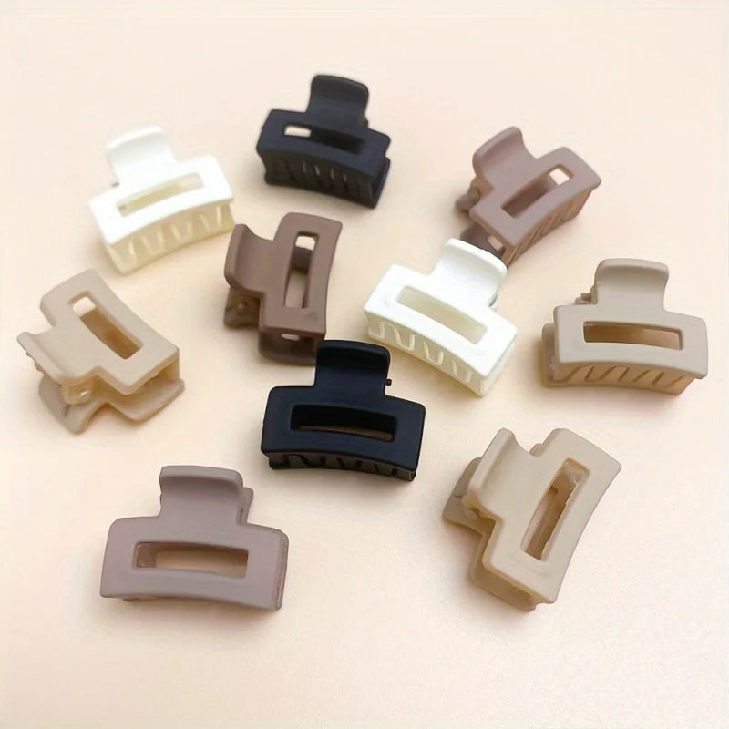 Koreanische Gemischte Haar Mini Kleine Greif Clip Matte Milch Kaffee Farbe Mädchen Pony Nette Haarnadel Kleine Greif Clip Seite Haar Clip Haar zubehör