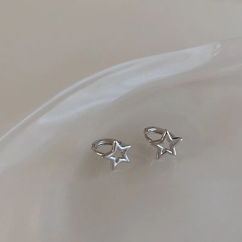 Glänzende Zirkon Stern Quaste Ohrringe Frauen Koreanische Nette Elegante Pentagramm Tropfen Ohrring Y2K Schmuck Hochzeit