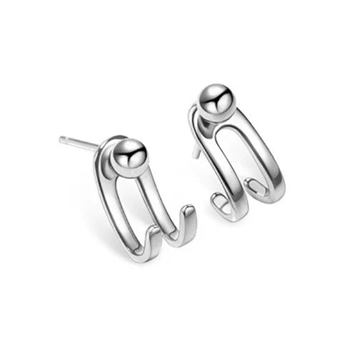 Vintage Mode Charme Punk Ohrring für Männer Abnehmbare Dual Zweck Stud Ohrring Zinke Ohr Punk Party Herren Schmuck Hombre