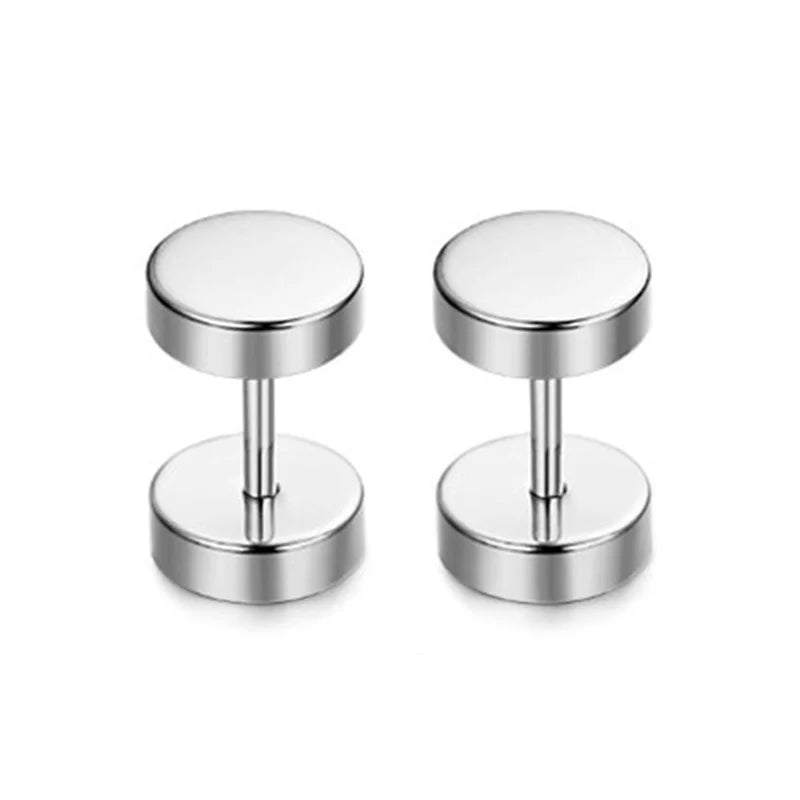 Neueste 1 Paar Edelstahl Kreuz Anhänger Baumeln Lange Quaste Unisex Creolen Männer/Frauen Punk Gothic Schmuck Beste Geschenke
