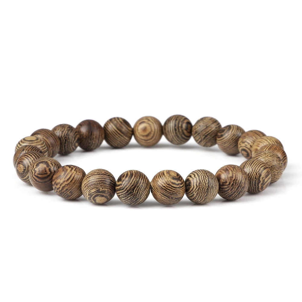 6/8/10/12mm Natürliche Holz Perlen Armband Lama Mönch Tibetischen Buddhismus Rosenkranz Armreifen Frauen Mann meditation Gebet Handgemachten Schmuck