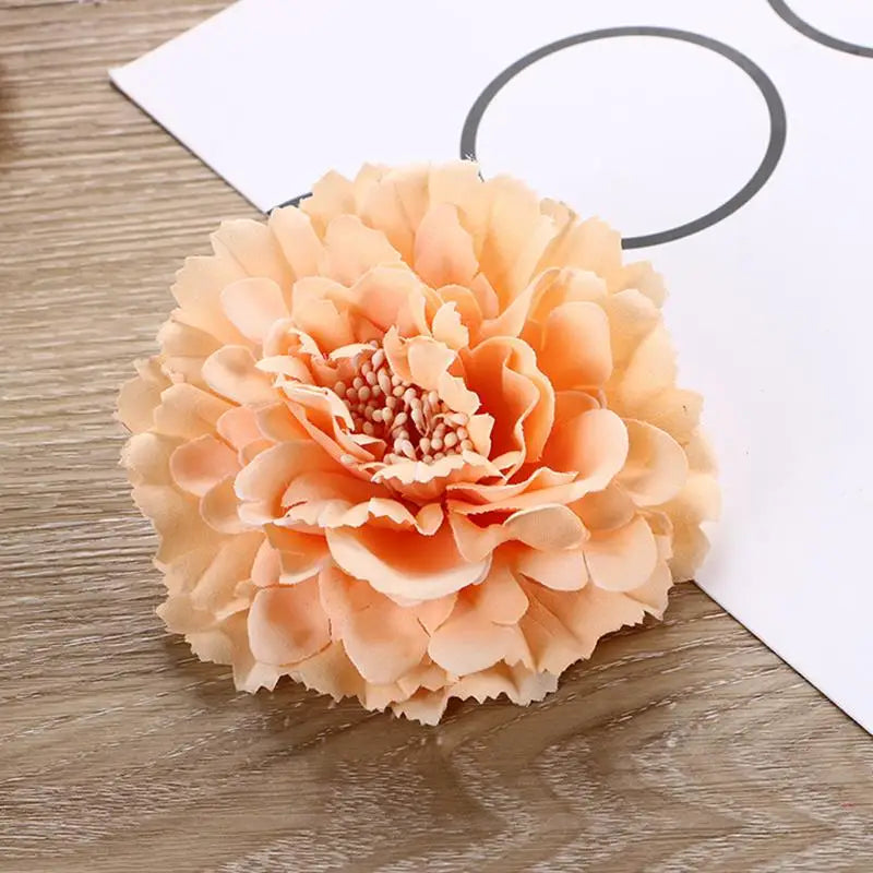 Flamenco Blumen Für Haar DIY Kopfschmuck Für Braut Beflockung Tuch Rote Rose Blume Haarnadel Haar Clip Party Haar Zubehör