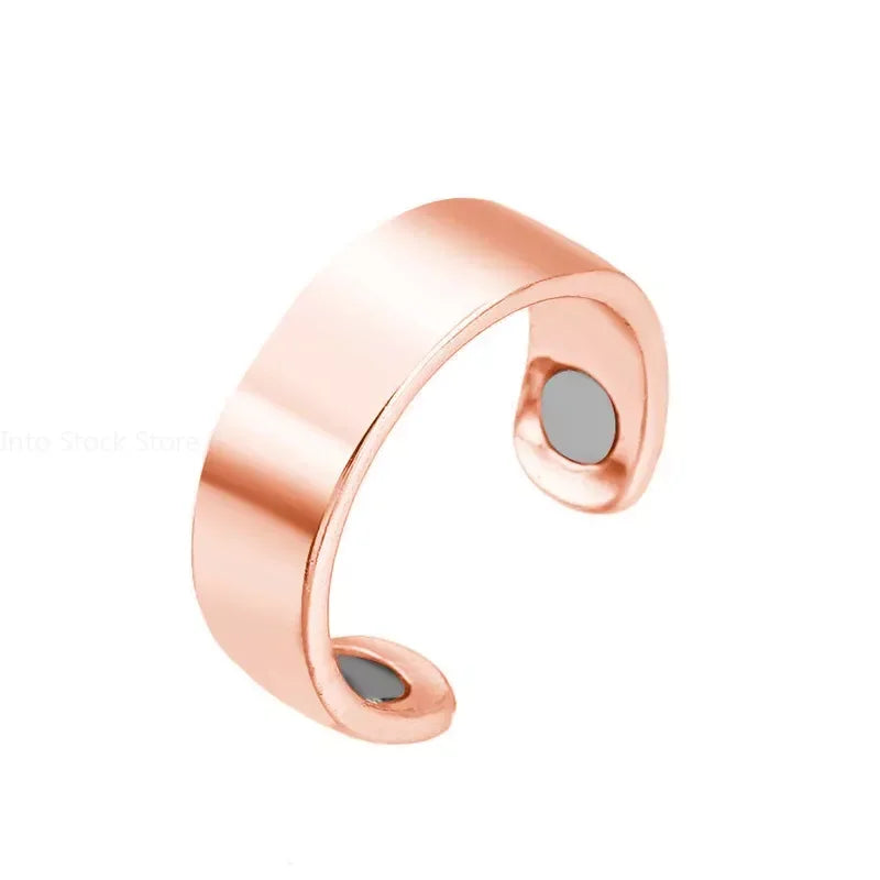 Mode Magnetische Abnehmen Gesundheits Ring Für Männer Frauen Fett Brennen Verlust Gewicht Ringe Edelstahl Öffnung Ringe Schmuck Geschenk