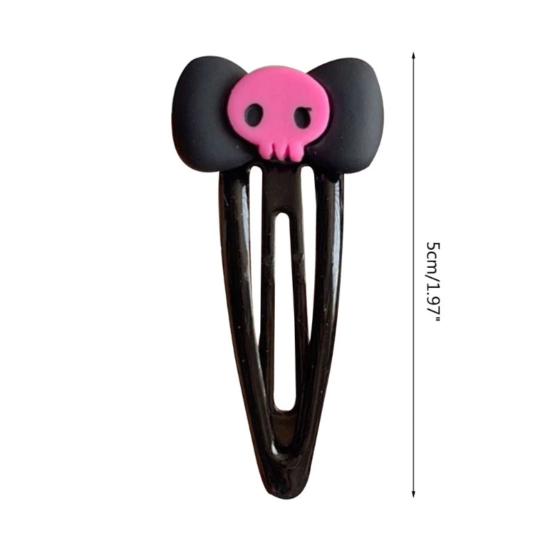 Schädel Haarnadel Schleifen Haars pangen Haarnadel Schädel Bobby Pin Schleifen Haars pange Bögen Haarnadel jk Haars pange jk Haarschmuck