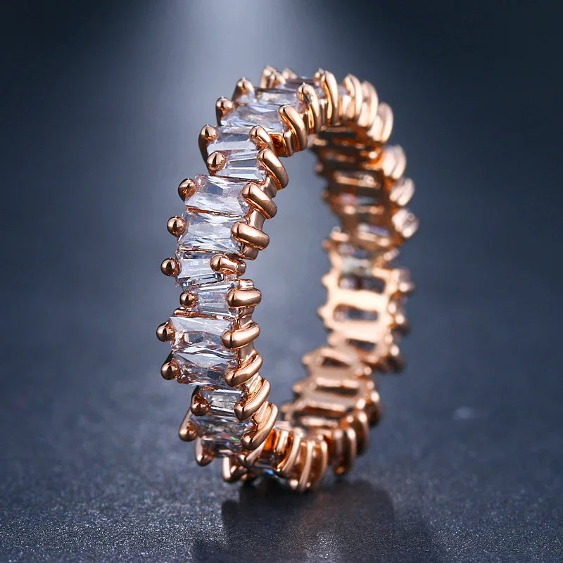 EMMAYA Luxus-Ehering für Damen mit AAA-Cz-Motiv, modischer Party-Schmuck, Charme, neu eingetroffen