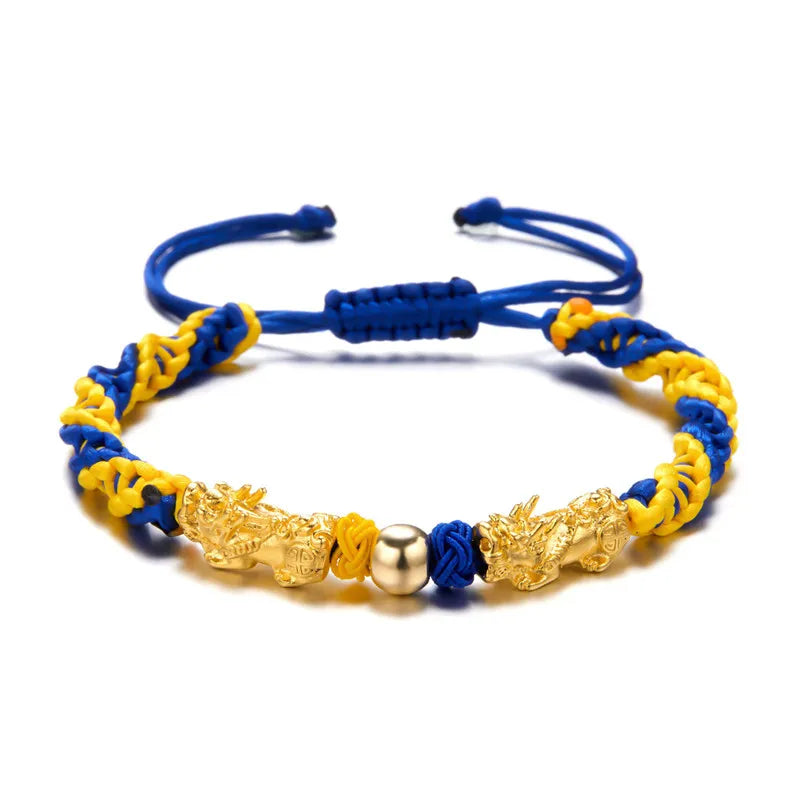 Ukrainischer Charme Gelb Blau Ukraine Armbänder Für Frauen Männer Handgemachte Flagge Farbe Gewebte Schnur Armband Neues Design Paar Schmuck