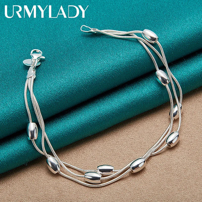 Armband aus 925er-Sterlingsilber, modisches Designprodukt, wunderschöner Schmuck, hochwertige Armbandperle für Damen, Damen, Hochzeit
