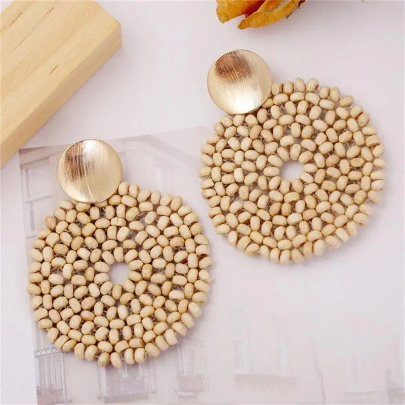 Bohemian Quaste Ohrringe Frauen Runde Große Vintage Ohrringe Ethnische Boho Quaste Lange Baumeln Ohrringe Schmuck Geschenke