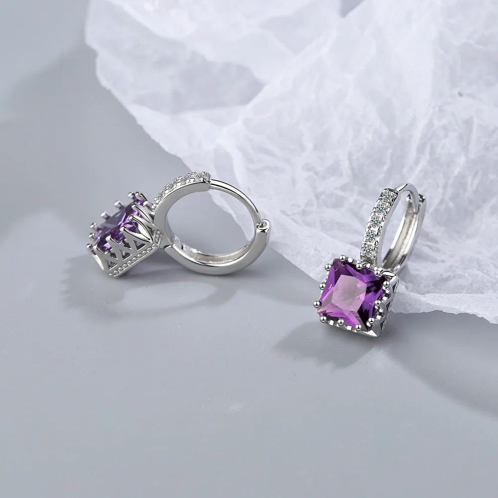 Neuer Ohrring aus 925er-Sterlingsilber mit AAA-Zirkon für Damen, Hochzeit, feiner Modeschmuck, Accessoires, Party, Urlaub, Geschenk