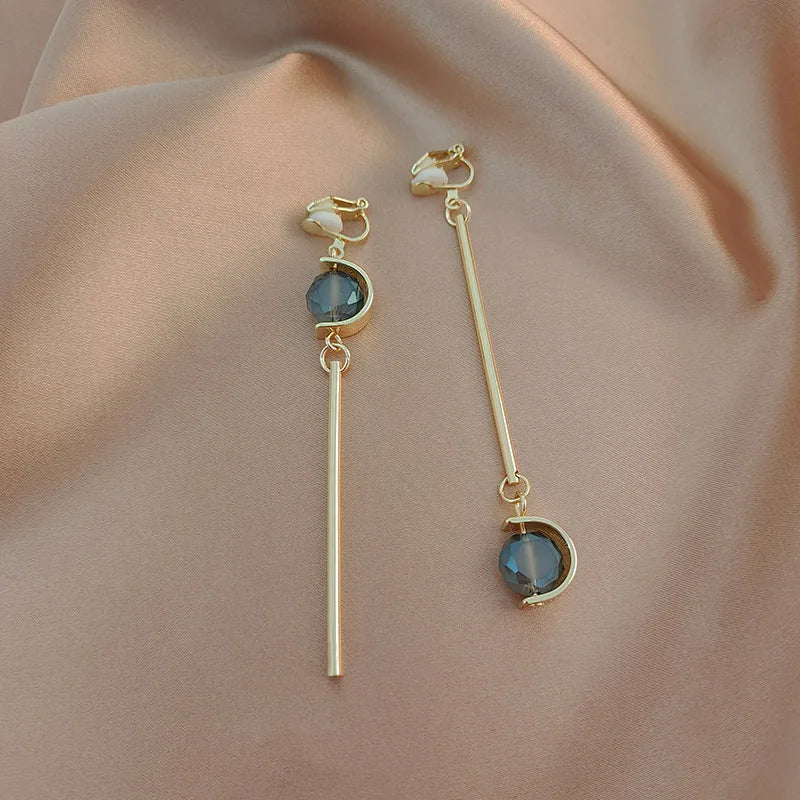 Koreanische Version des fortschrittlichen Ohrclips ohne Ohrloch, Damenmode, Retro, vielseitig, cooler Stil, Temperament, einfache Ohrringe 2023