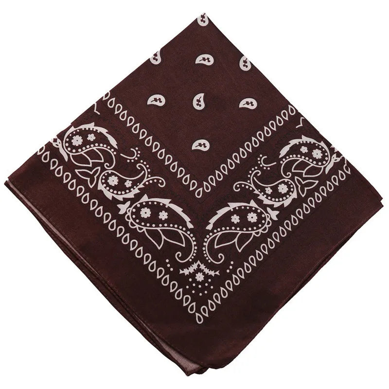 Hip Hop Frauen Bandana Schal Mädchen Kinder Punk Quadratische Bandanas Kopfbedeckung Mode Böhmischen Kopf Schal Stirnbänder Haar Zubehör 2024