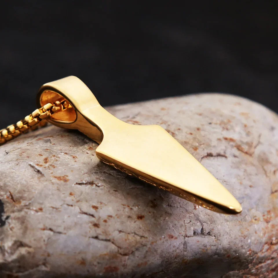 Männer Edelstahl Ankh Kreuz Speerspitze Anhänger Halsketten Mode Vintage Auge des Horus Halskette Punk Amulett Schmuck Großhandel