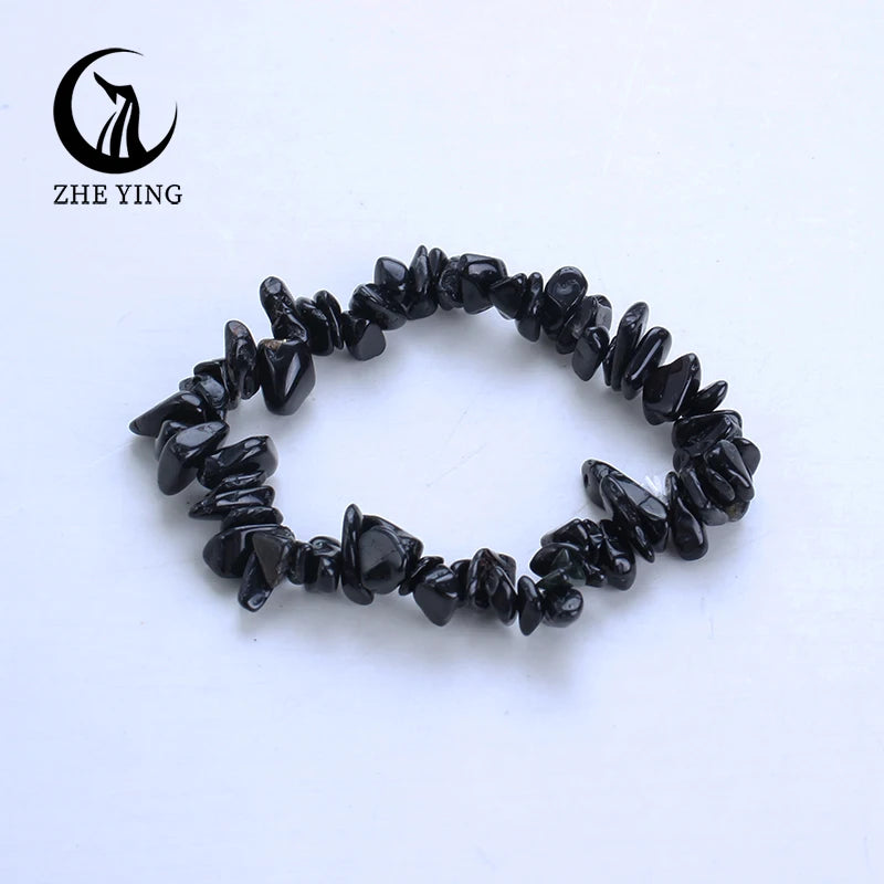 Zhe Ying Malachit-Stein-Perlen-Armband, 5–8 mm, kleiner natürlicher Edelstein, Stretch-Armband für Damen, modisch, günstiger Schmuck, Geschenk