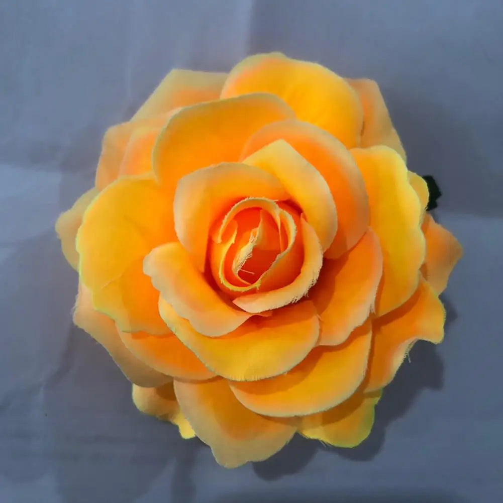 Flamenco Blumen Für Haar DIY Kopfschmuck Für Braut Beflockung Tuch Rote Rose Blume Haarnadel Haar Clip Party Haar Zubehör