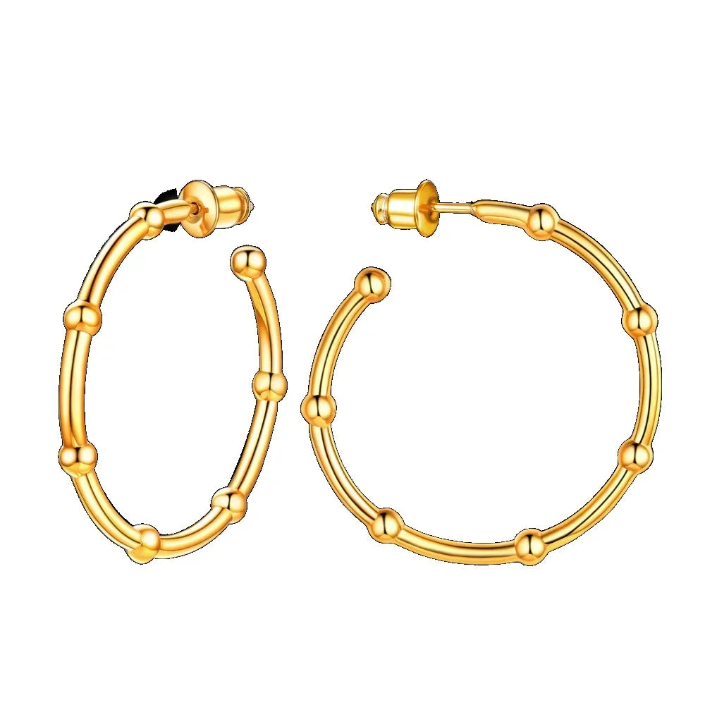 C-förmige baumeln Tropfen Ohrringe Mode geometrische Creolen für Frauen Mädchen Aussage Schmuck Geschenke qc24