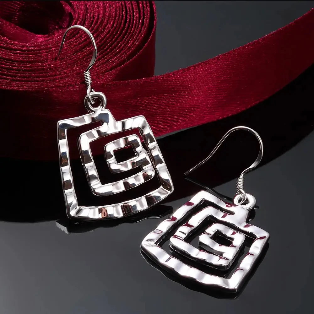 Hot Charms Hübsche 925er-Sterlingsilber-Ohrringe für Damen, modisch, fein, Party, Hochzeit, Schmuck, Urlaubsgeschenke
