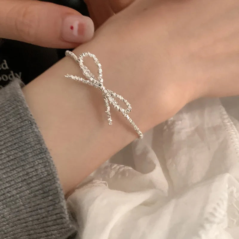 VENTFILLE Schmetterlingsarmband aus 925er-Sterlingsilber für Mädchen, Perlenschnur-Design, Insekt, modisch, vielseitiger Schmuck, Geschenk, Dropshipping