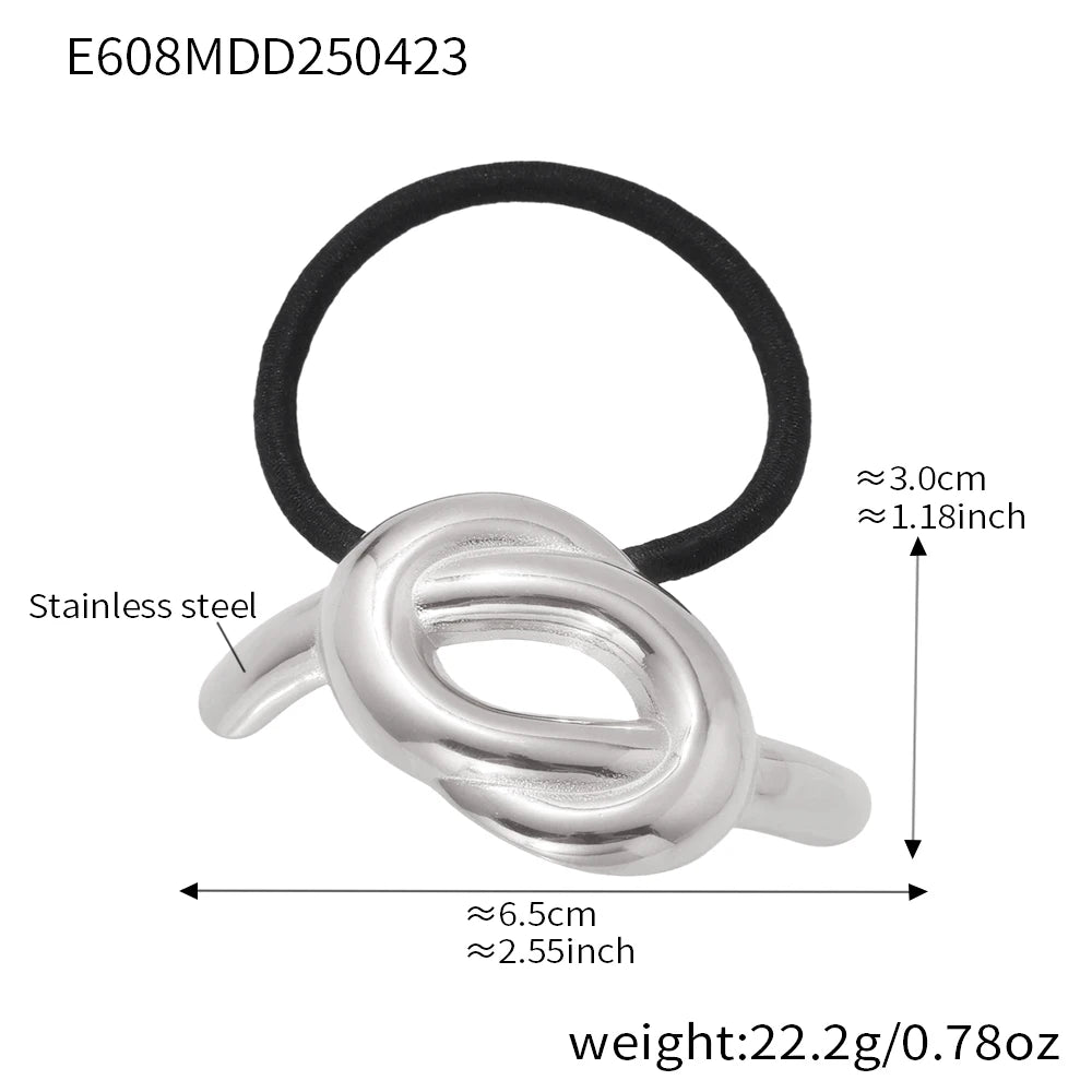 Schickes geometrisches Stirnband, Haarschmuck, Strickstil, Accessoires, Schmuck, elastisches Band, Pferdeschwanzhalter