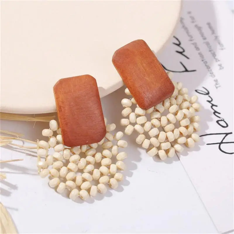 Bohemian Quaste Ohrringe Frauen Runde Große Vintage Ohrringe Ethnische Boho Quaste Lange Baumeln Ohrringe Schmuck Geschenke