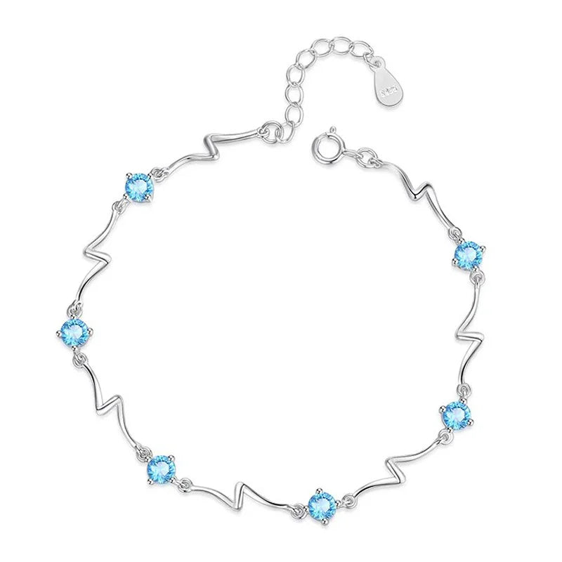 925 Sterling Silber schöne Sterne Armbänder für Frauen koreanische Designer Party Hochzeit Modeschmuck Weihnachts geschenke Drops hipping