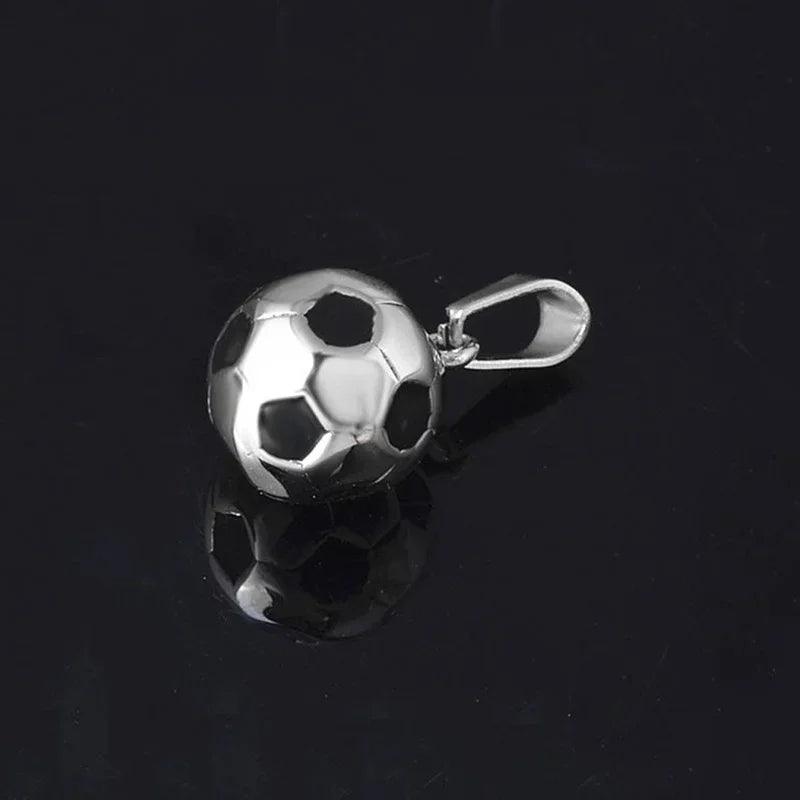 Sportprodukt Fußball-Halskette mit Edelstahl-Kette Halskette Fußball-Jungen-Geschenk-Halskette für Männer