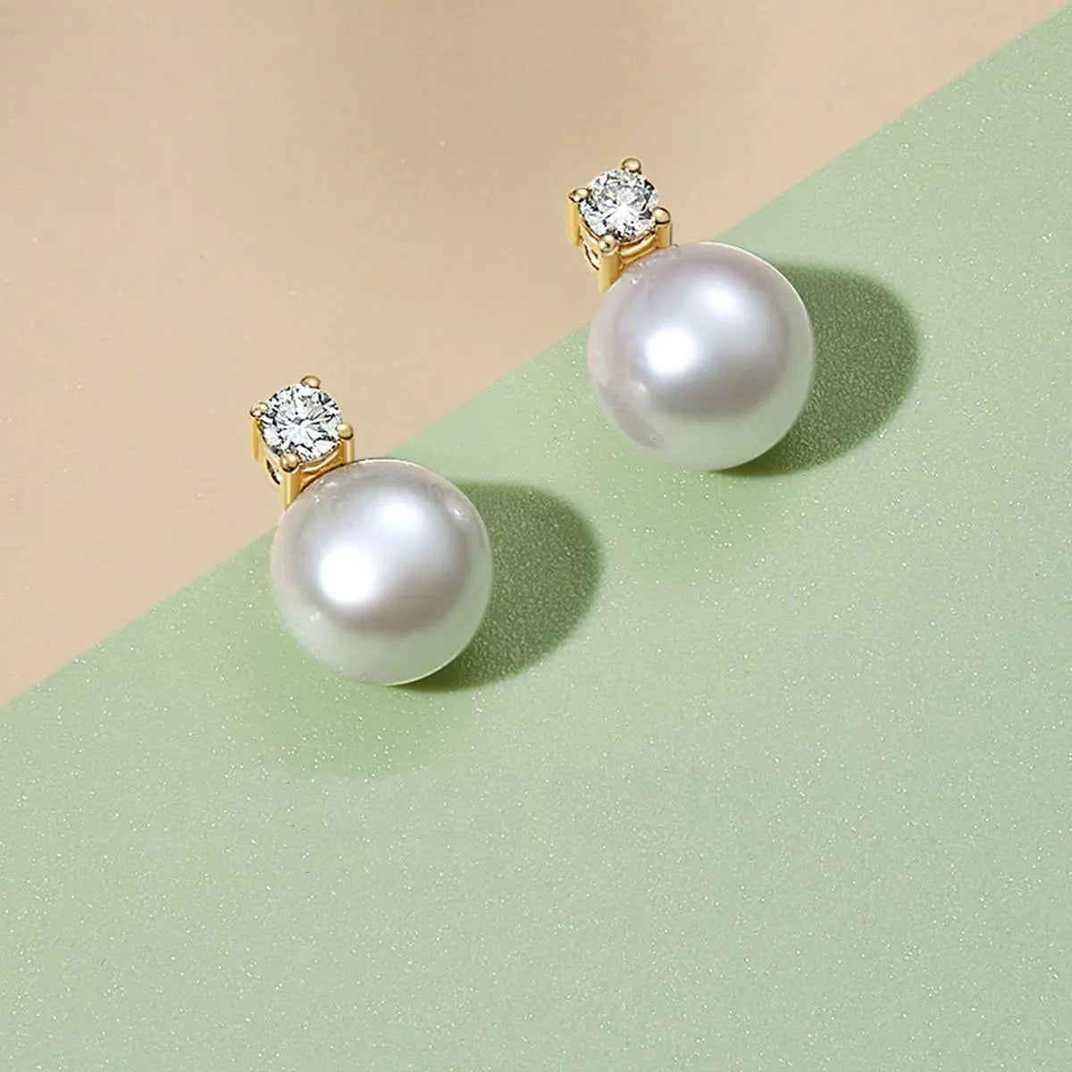 Senlissi-Neue Mode Lofty 8-12mm Süßwasser Perle Stud 18k Ohrringe für Frauen S925 Sterling Silber schmuck Freundin Geschenke