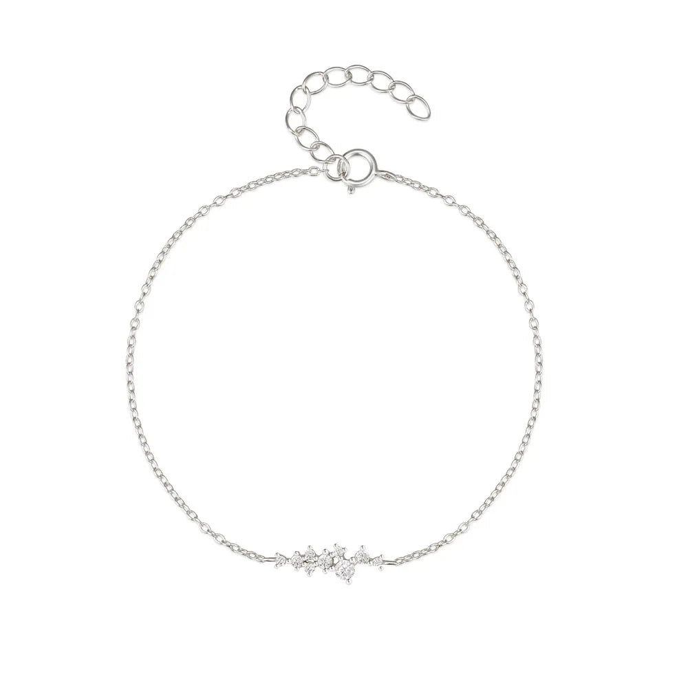 CANNER Europäischen Amerikanischen Stil Achtzackigen Stern Zirkon Armband S925 Sterling Silber Persönlichkeit Einfache Vielseitige Armband