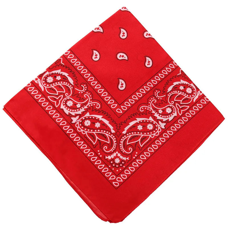Hip Hop Frauen Bandana Schal Mädchen Kinder Punk Quadratische Bandanas Kopfbedeckung Mode Böhmischen Kopf Schal Stirnbänder Haar Zubehör 2024