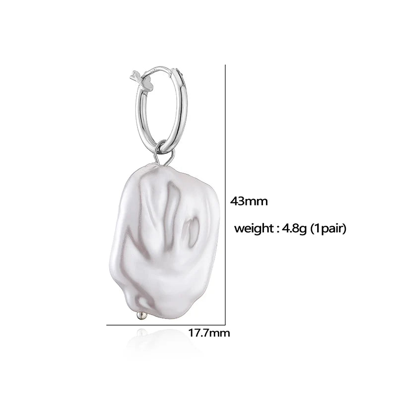 S925 Sterling Silber Barock Stil Vintage Anhänger Creolen Gericht Eleganz Ohrringe für Frauen Schmuck Geschenke SE35