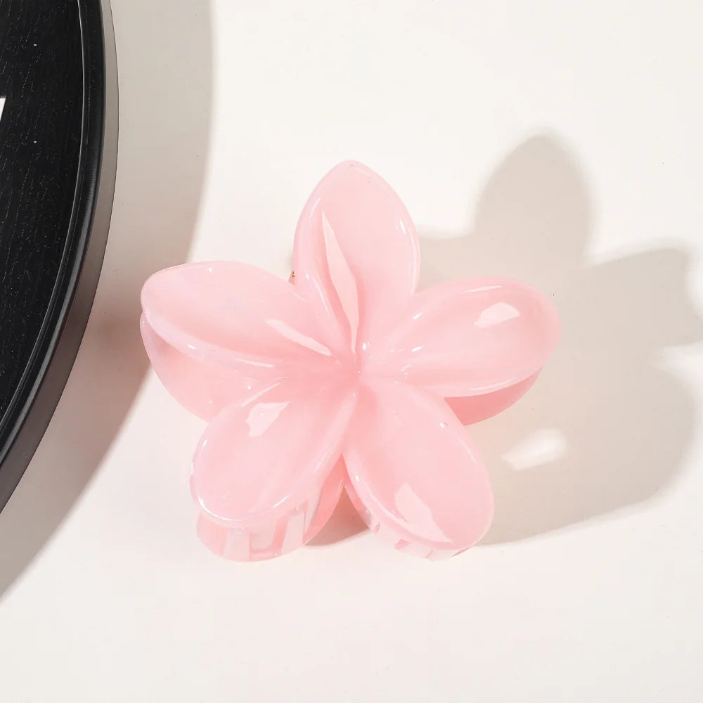 Mode Frauen Blume Haars pangen Urlaub Böhmen Ei Blume Haar Krallen Haars pangen matte Mädchen große Haarnadeln Haarschmuck