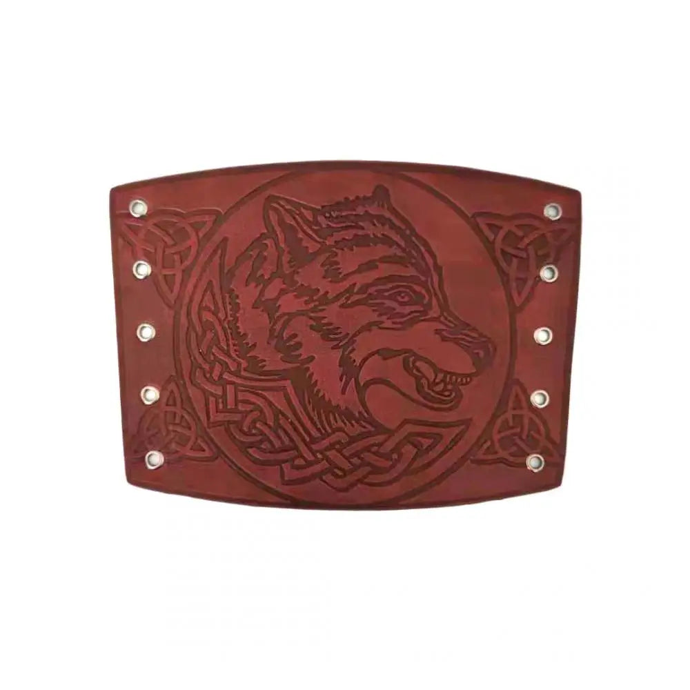 2024 Toten Design Nordic Viking Odin Kompass Armreifen für Mann Reiten Schutzausrüstung Geprägtes breites Lederarmband Punk-Schmuck