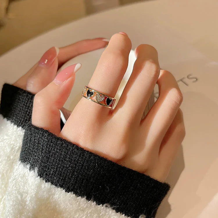 Romantische schöne weiße Schleife Ringe weibliche Mädchen exquisite Schmuck Ring mit glänzender Fliege Zirkon für Party Dating Liebhaber Geschenke