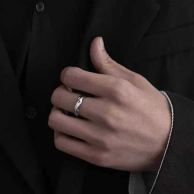Alemitut Saison Жavera Ciravera Ringe für Männer Frauen Trend Design Metall Twist Einfacher offener verstellbarer Fingerring Schmuck Hochzeit Anillos