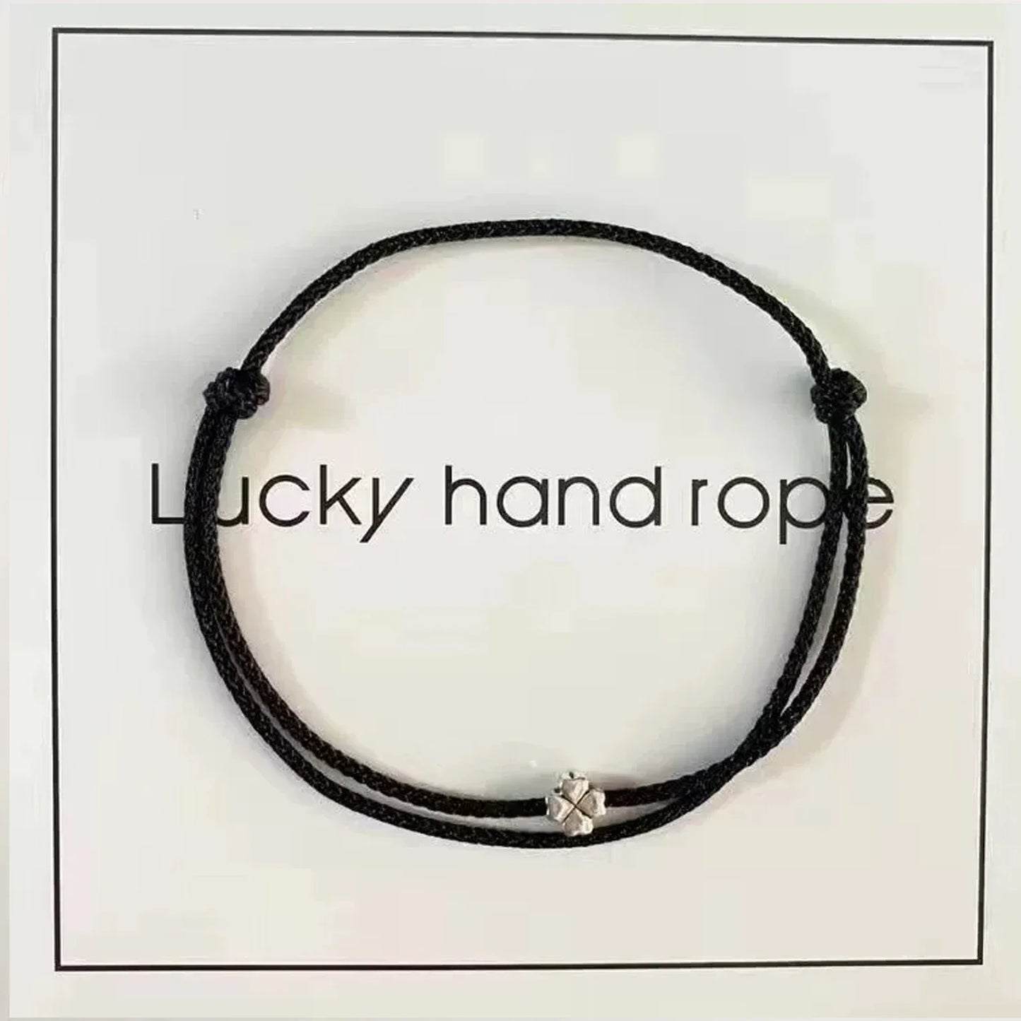 1/3Pcs Minimalistischen Vierblättriges Kleeblatt Armbänder Frauen Männer Einstellbare Handgemachte Rote Glück Seil Paar Freundschaft Schmuck Zubehör
