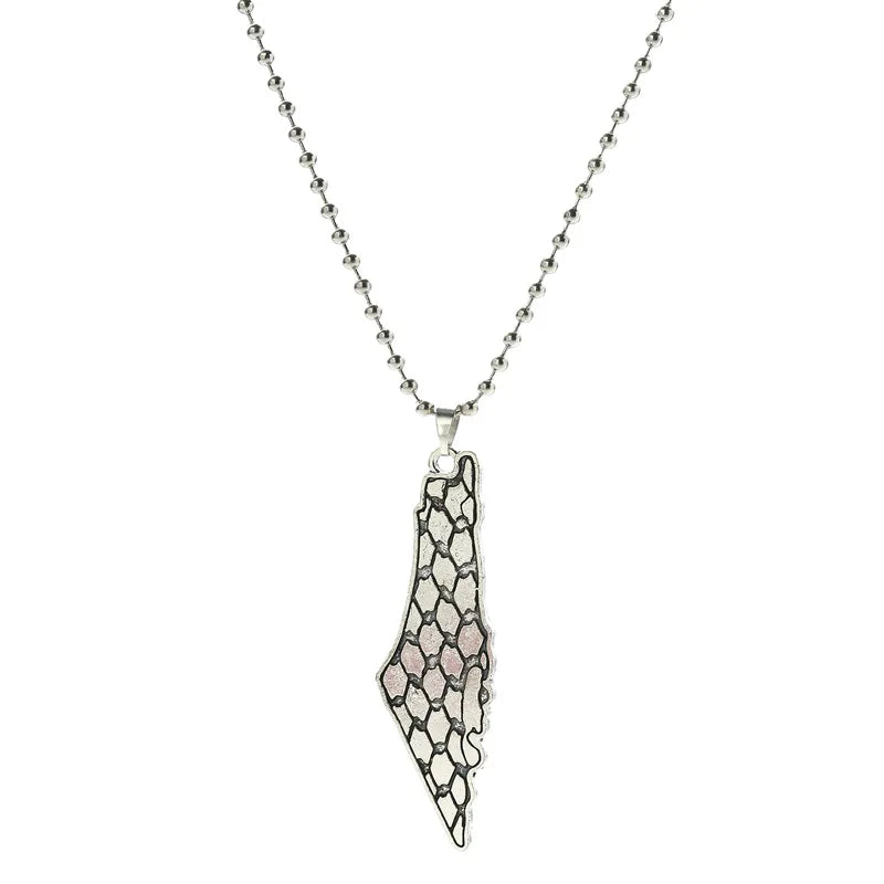 Keffiyeh Anhänger Kette Halskette Schal Form personal isierte Charme trend igen Schmuck Geschenk