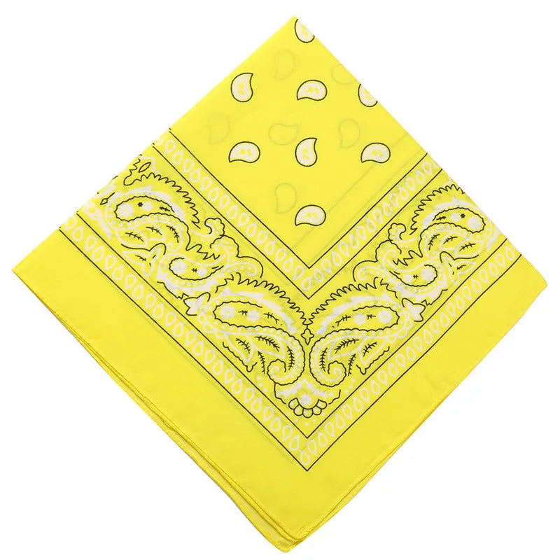 Hip Hop Frauen Bandana Schal Mädchen Kinder Punk Quadratische Bandanas Kopfbedeckung Mode Böhmischen Kopf Schal Stirnbänder Haar Zubehör 2024