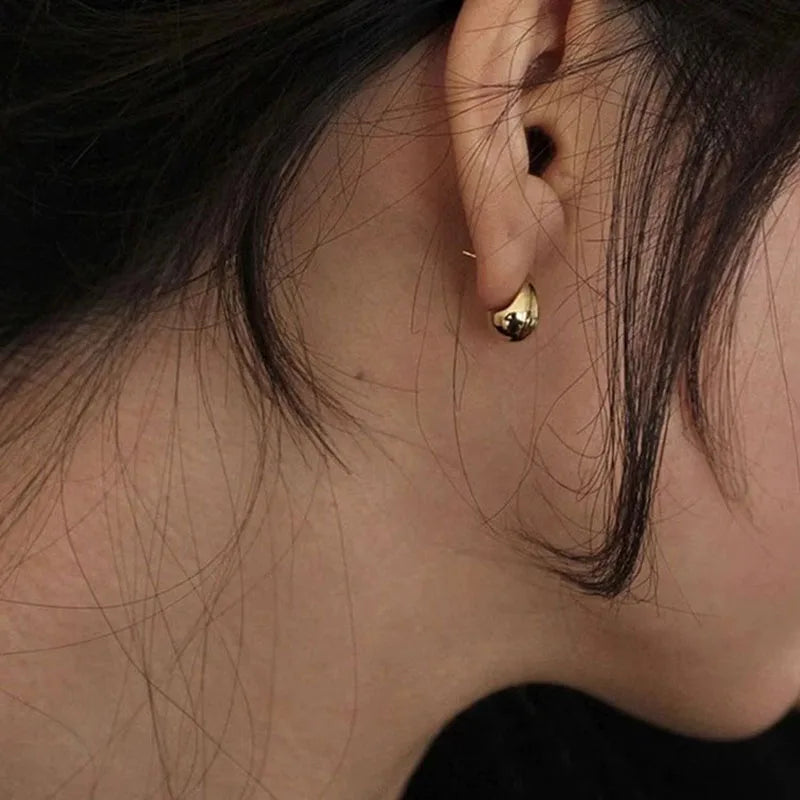 Ventfille Wassertropfen-Ohrring aus 925er-Sterlingsilber für Frauen, Geschenk, Minimalismus, vielseitiger Büro-Trend-Schmuck, Dropshipping