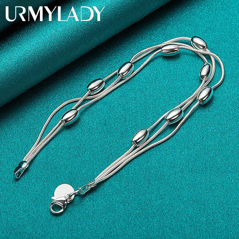 Armband aus 925er-Sterlingsilber, modisches Designprodukt, wunderschöner Schmuck, hochwertige Armbandperle für Damen, Damen, Hochzeit