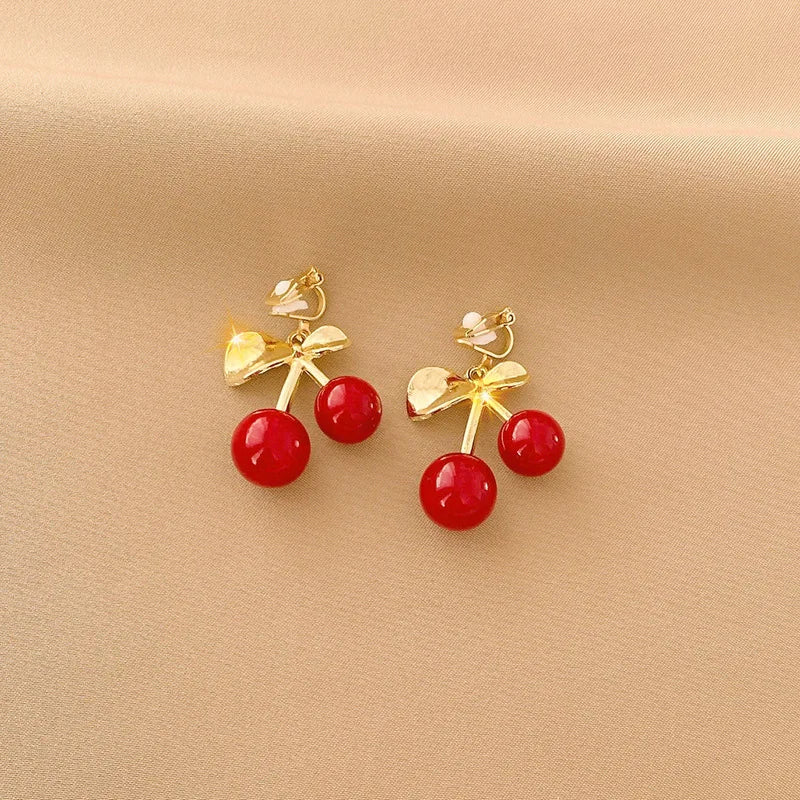 Vintage Persönlichkeit Ohr Clip Ohne Ohr Piercings Erweiterte Sinn Einfache Ohrringe Mode Temperament Perle Ohr Hängen Mädchen