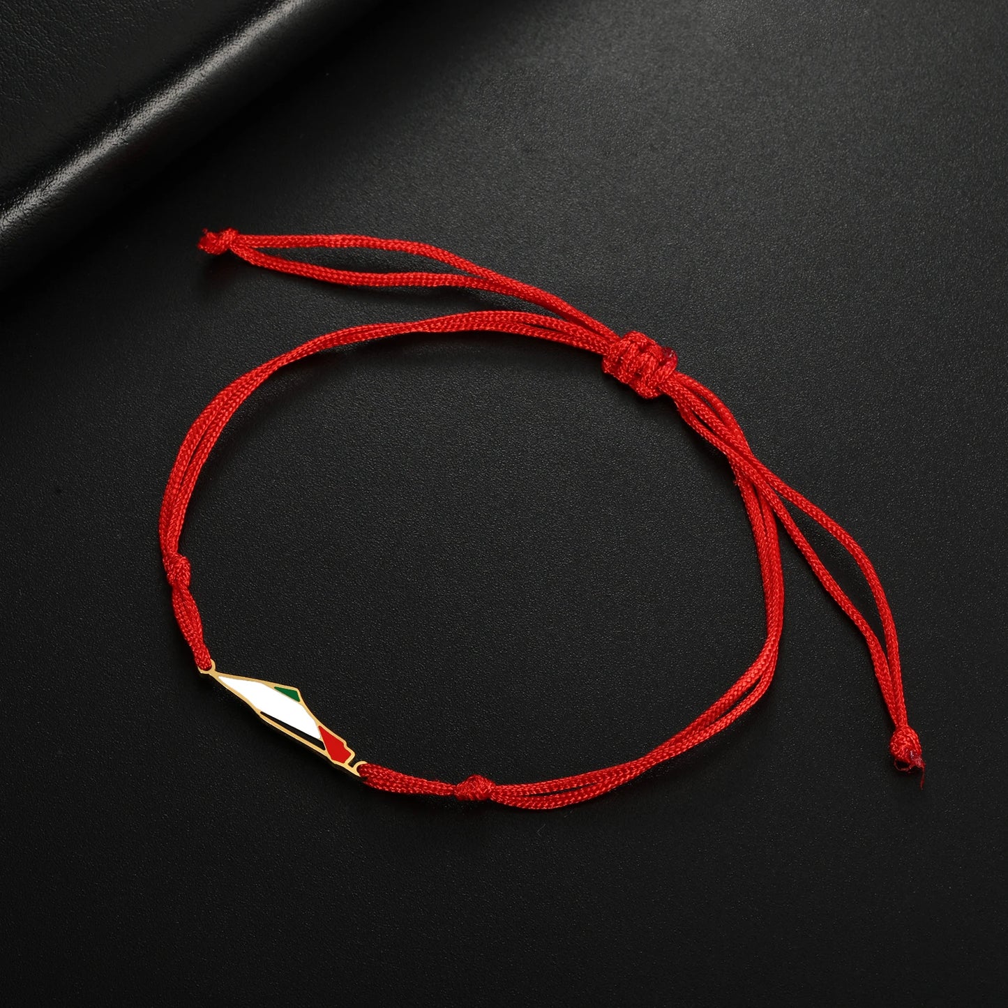 COOLTIME Palästina Karte Charme Frauen Armbänder Edelstahl Einstellbare Doppel Schicht Männer Geographie Armband schmuck Großhandel